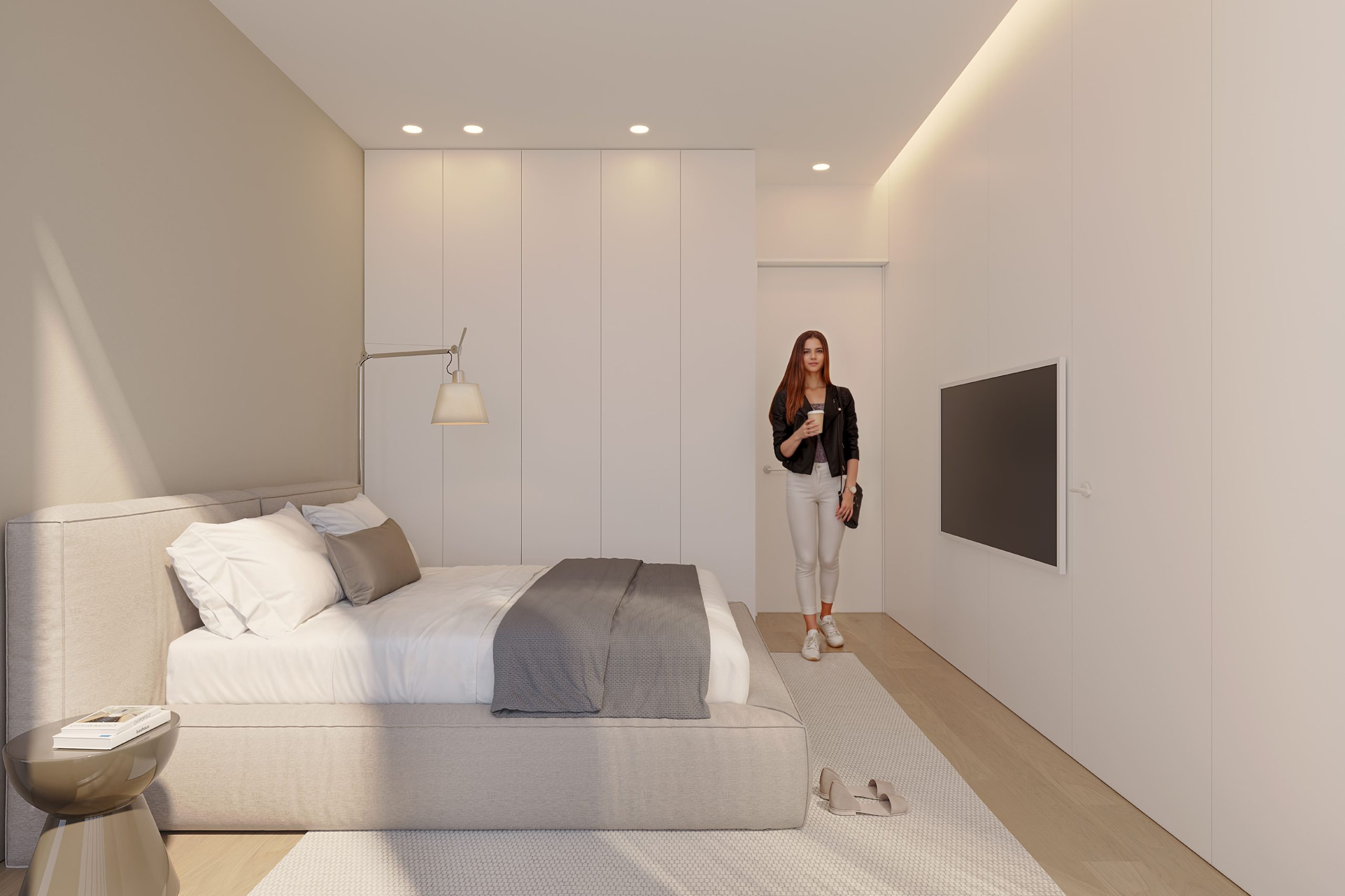 Recámara junior de departamentos en venta en mazatlán en Arium Tower